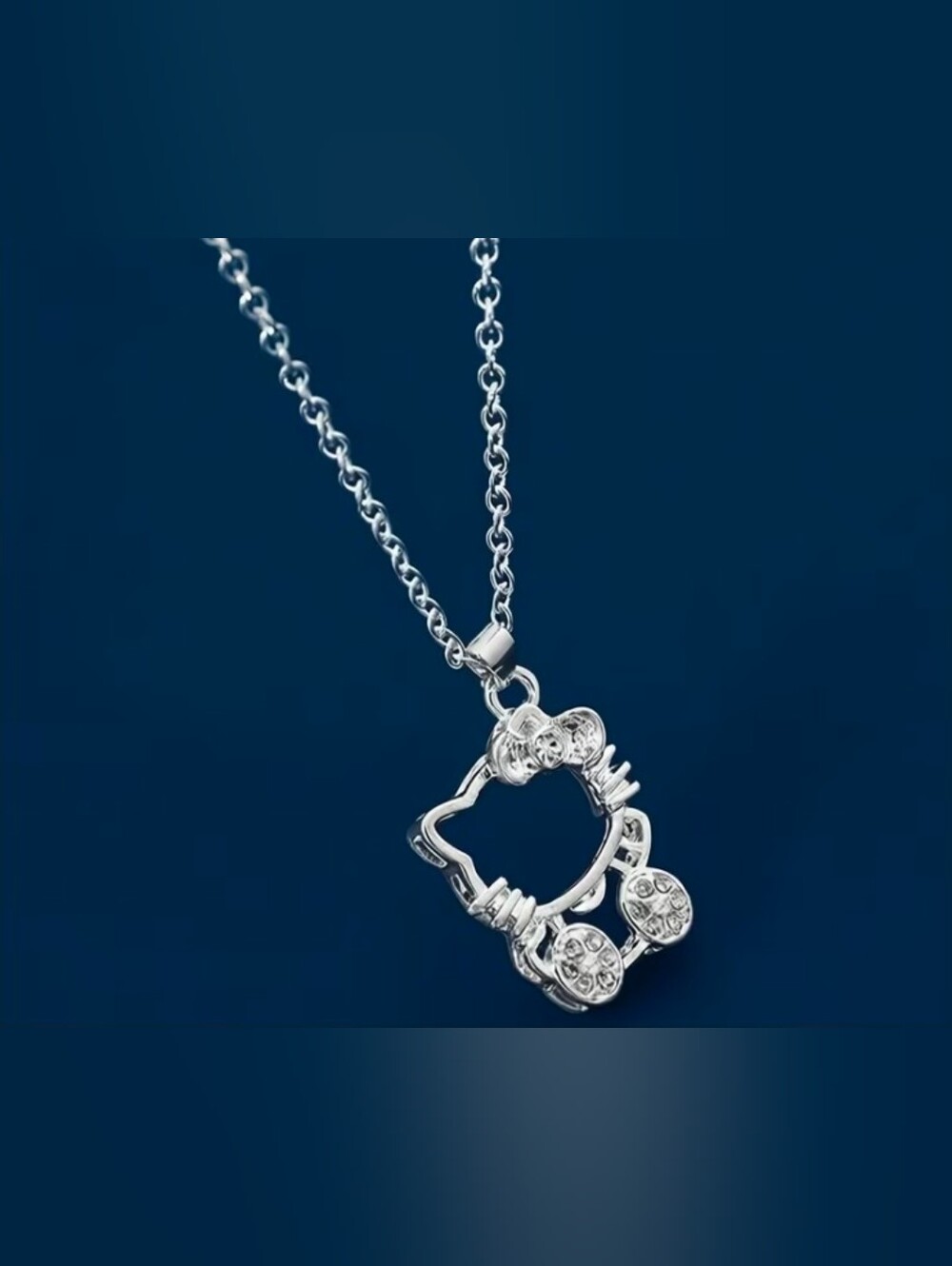 Silver Tone Hello Kitty Outline Necklace ITEM DROPS 5/22/26